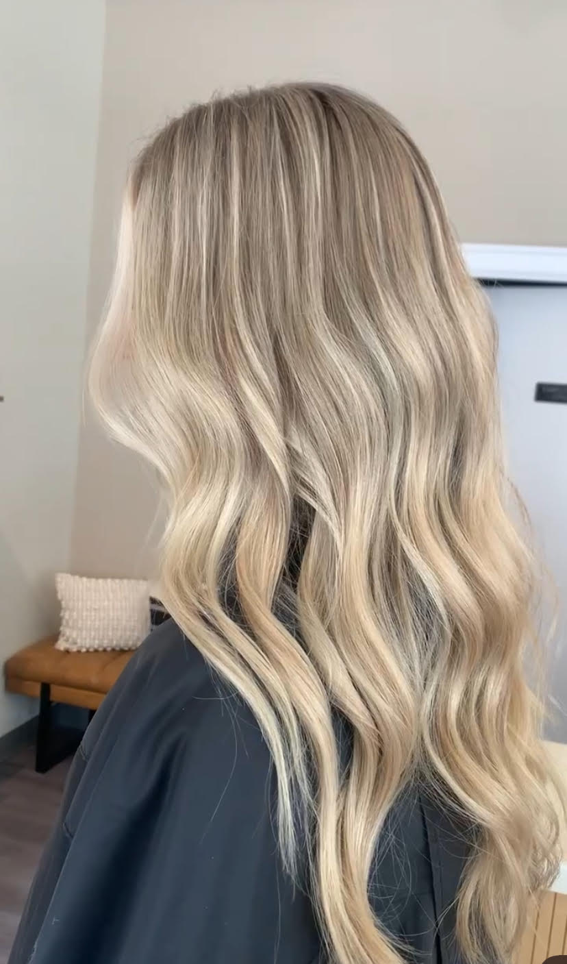 Custom Partial Blonde hair example